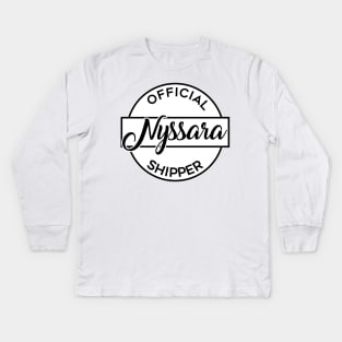 Official Nyssara Shipper Kids Long Sleeve T-Shirt